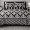 Black King Size Bedsheet Set with 2 Pillow Covers – Premium Soft Fabric