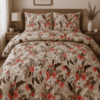Premium Floral Print Bedding Set – Soft Cotton Duvet Cover with Matching Pillowcases | Luxury Bedsheet Set