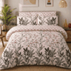 Premium Pure Cotton King Size White Bedsheet Set – Elegant Design & Breathable Fabric